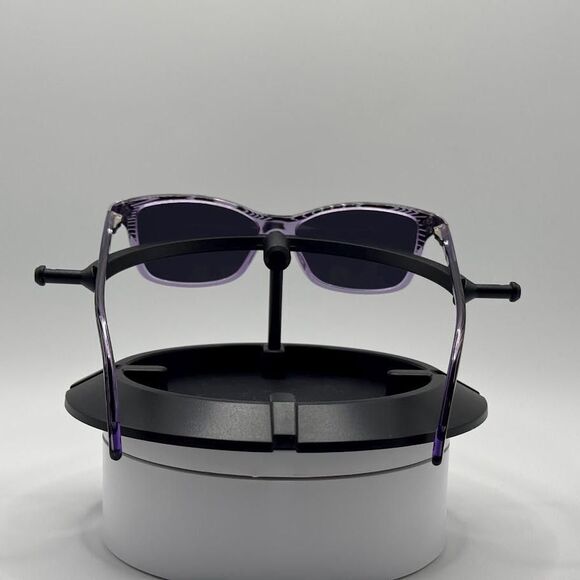 Vintage NOS Y2K Designer Cat Eye Purple Versace Eyeglasses with New Sun Lenses main image 9